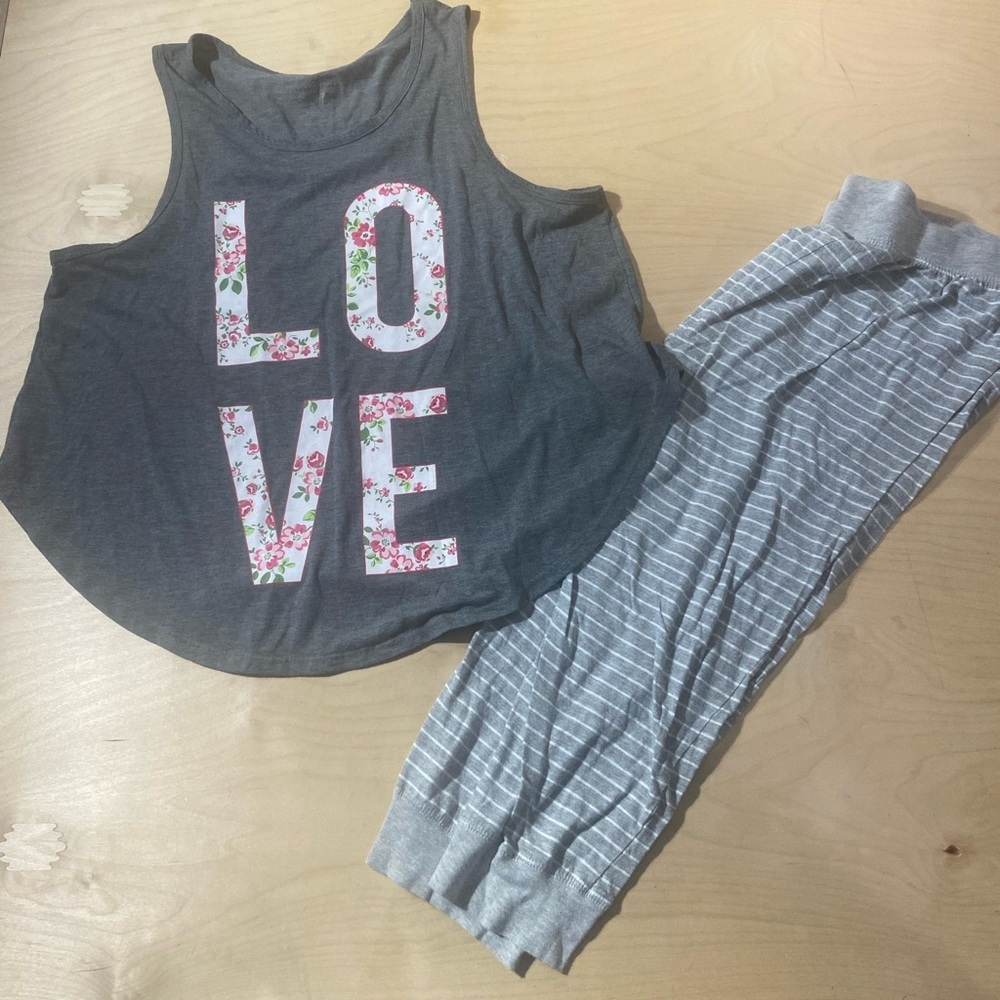 Bobbie Brooks Gray Pajama Set 2X (FS) - Picture 6 of 10